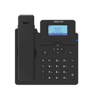 DINSTAR C60U-W Wi-Fi IP Phone With POE & With Adapter